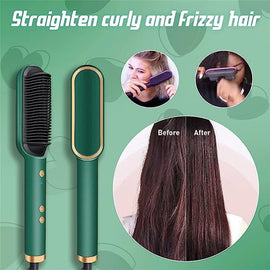 Electric Comb Hair Straightener | Black Hair Straightener for Women and Men