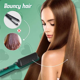 Electric Comb Hair Straightener | Black Hair Straightener for Women and Men