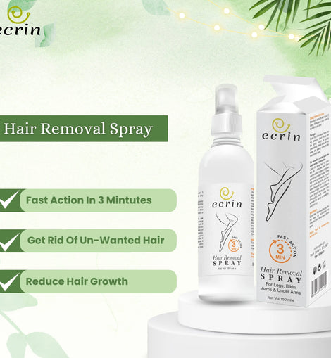 Ecrin Hair Removal Spray | Fast Action in 3 Min.